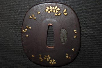 Katana - Fer forgé - C5-747 Daito Sakura Zogan Tsuba - Japon