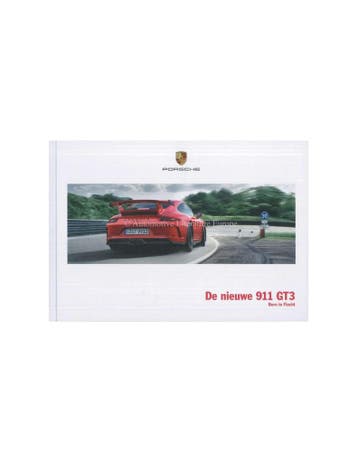 2018 PORSCHE 911 GT3 HARDCOVER BROCHURE NEDERLANDS, Ophalen of Verzenden, Nieuw