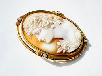 Broche - 18 karaat Geel goud