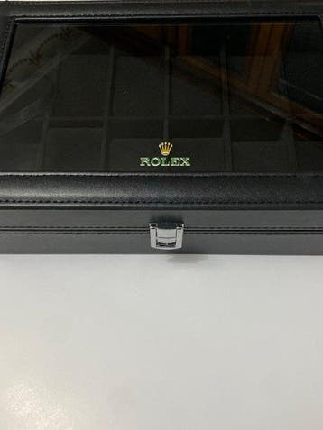 Prestige - Boîte à bijoux - Cuir, Velours - Fabriqué en