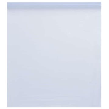 vidaXL Raamfolie statisch mat wit 90x1000 cm PVC, Verzenden, Nieuw
