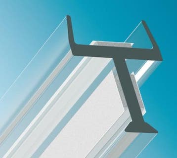 Glasverbindingsprofiel tussenwand-Gehard glas 10 mm dik of g, Doe-het-zelf en Bouw, Glas en Ramen, Verzenden, Nieuw