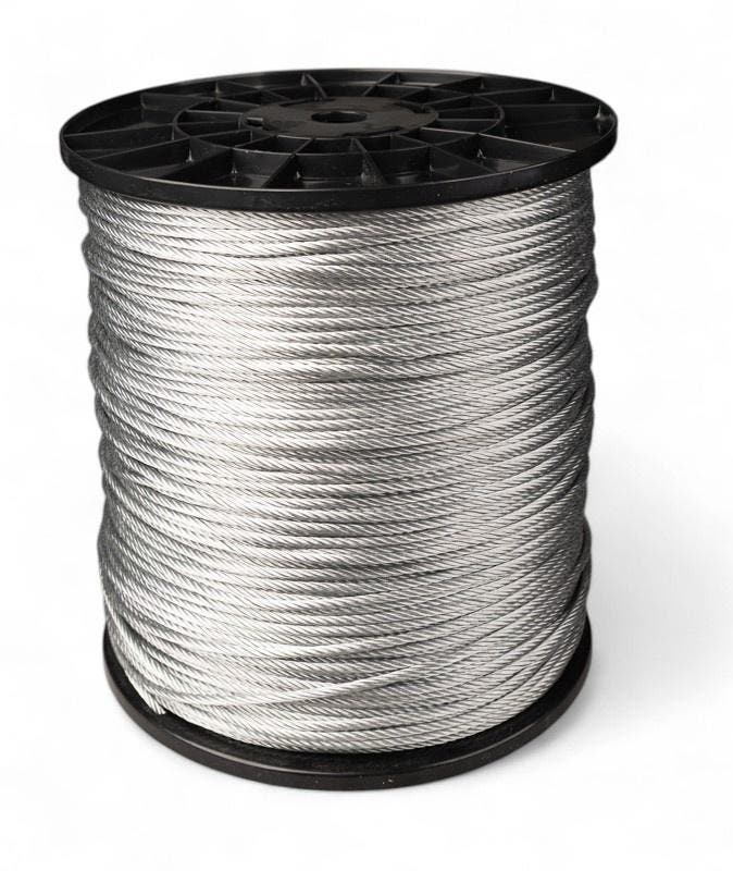 Staalkabel 5 mm 400 meter op katrol, Jardin & Terrasse, Jardin & Terrasse Autre, Envoi