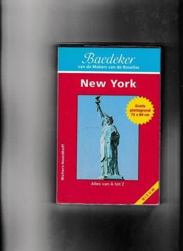 NEW YORK + STADSPLATTEGROND 9789001055776 BAEDEKER, Boeken, Verzenden, Gelezen, BAEDEKER