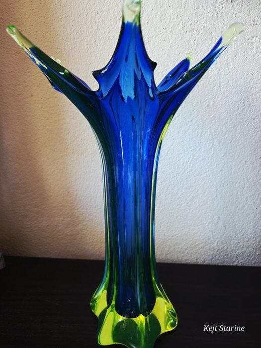 Vaas - Sommerso - Glas, Antiquités & Art, Curiosités & Brocante