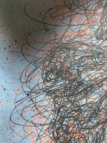 Le jeune R - CHARLOT 100x70, Antiek en Kunst