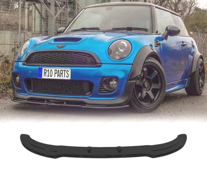 SPOILER LAME AVANT MINI R55 R56 R57 JCW 06-14 NOIR, Autos : Pièces & Accessoires, Carrosserie & Tôlerie, Envoi