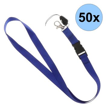 Fako Bijoux - Keycord - Lanyard - Sleutelkoord - Badgehouder, Verzamelen, Verzenden, Nieuw