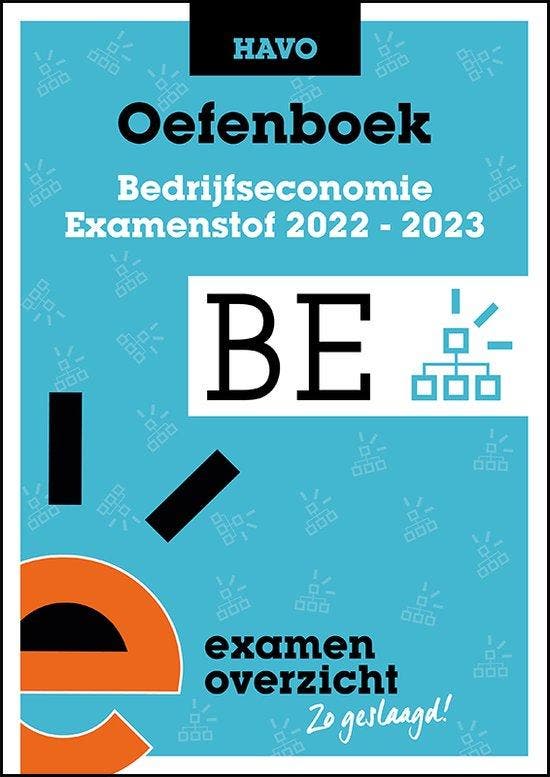 ExamenOverzicht - Oefenboek Bedrijfseconomie HAVO, Boeken, Schoolboeken, Gelezen, Verzenden