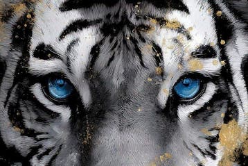 Yamila - Mirada Áurea: El Tigre en Oro y Cobalto, Nieuw