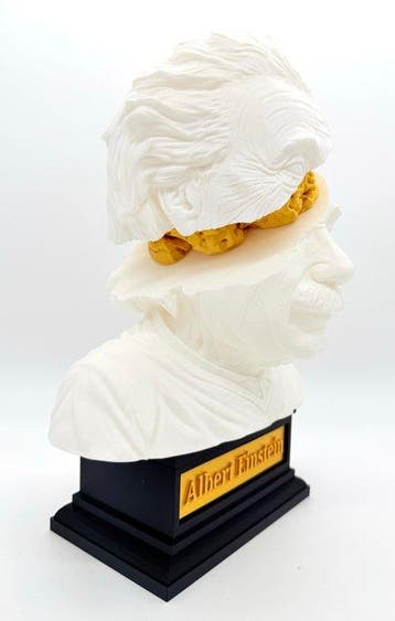 PYTHIA - Buste, Einsteins Golden Mind - 25 cm - Plastic -