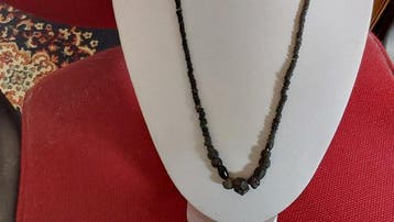 Oud-Romeins, Keizerrijk Glas Romeinse glazen kralen ketting,