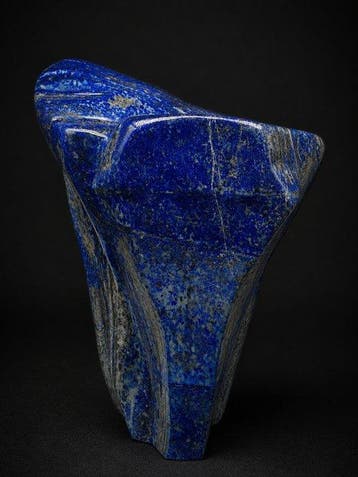 Lapis Lazuli - vrije vorm - gepolijst - Y-vorm Natuursteen -
