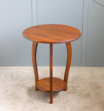 Bijzettafel - Eikenhouten Plantentafel - Eikenhout