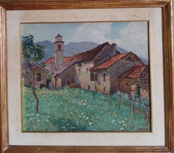 Cesare Mainella (1885-1975) - Veduta paesaggistica