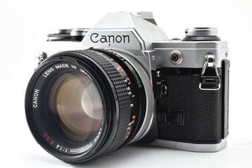 Canon AE-1 + FD 1.4/50mm S.S.C. | Single lens reflex camera, Audio, Tv en Foto, Nieuw