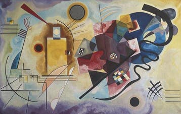 Wassily Kandinsky (1866-1944) - Rosso giallo e Blu (1925)