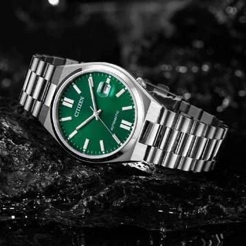 Citizen - Tsuyosa Green Dial 40mm Automatic - Sans prix de, Nieuw