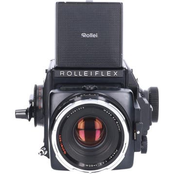 Tweedehands Rolleiflex SL66e met HFT 80mm f/2.8 CM2556, Ophalen of Verzenden, Gebruikt