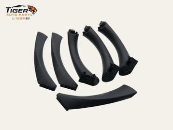 BMW E90 E91 interieur deurgrepen set zwart 6-delig, Nieuw, BMW