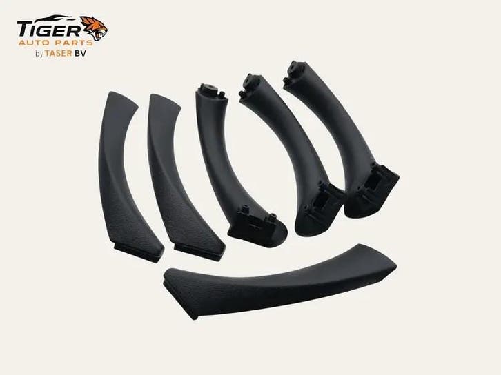BMW E90 E91 interieur deurgrepen set zwart 6-delig, Auto-onderdelen, Interieur en Bekleding, Nieuw, BMW