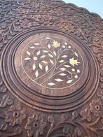 Table dappoint - Bois dur, Incrustation de nacre - Kashmiri
