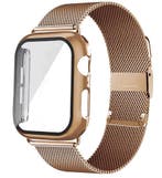 DrPhone APX1 - Siliconen Polsband - 44mm Metalen armband +, Verzenden