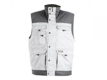 Veiling - Dassy schilders bodywarmer maat XL wit/grijs, Nieuw