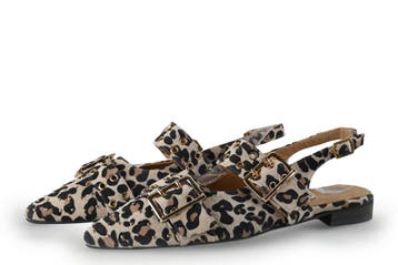 Babouche Loafers in maat 39 Panter, Verzenden, Overige typen