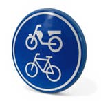 Nederlands reflecterend verkeersbord – Fietspad /