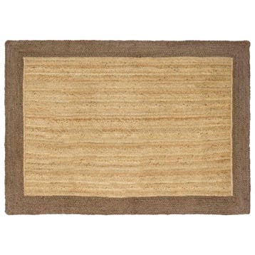 vidaXL Vloerkleden Grijs 120 x 170 cm Jute, Verzenden