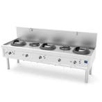 Wokbrander | Gas | 3 Branders + 2 Soep Branders | 3x 27kW +, Verzenden, Nieuw in verpakking