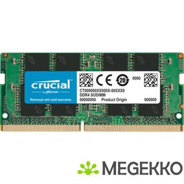 Crucial DDR4 SODIMM 1x16GB 3200, Computers en Software, RAM geheugen, Verzenden, Nieuw