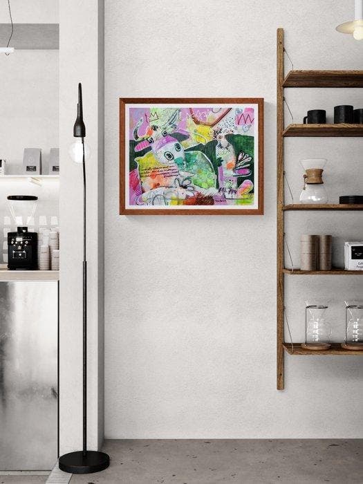 Fredi Gertsch - A Sparkling Day, Antiek en Kunst, Kunst | Schilderijen | Modern