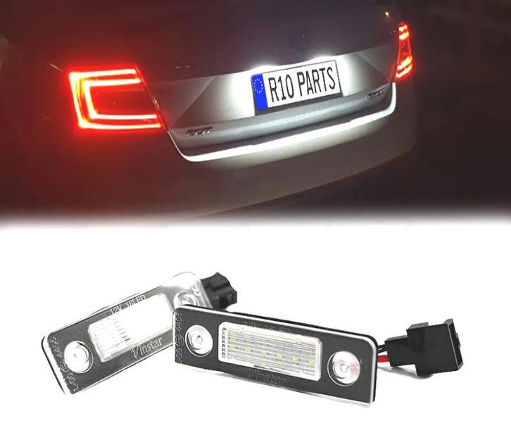 Éclairage Plaque D´immatriculation Pour Skoda Octavia 09- Ro, Auto-onderdelen, Verlichting, Verzenden