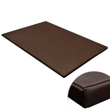 vidaXL Hondenmat plat rechthoekig maat XL bruin, Dieren en Toebehoren, Verzenden, Nieuw