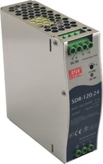 Mean Well SDR Gelijkstroomvoeding 24V | SDR-120-24, Doe-het-zelf en Bouw, Overige Doe-Het-Zelf en Bouw, Verzenden
