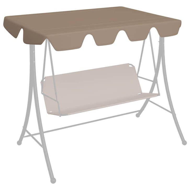 vidaXL Vervangingsluifel voor schommelbank 150/130x105/70 cm, Tuin en Terras, Partytenten, Nieuw, Verzenden