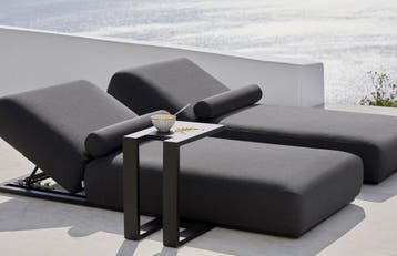 Flow. Ligbed Sentosa Daybed sooty |   Sunbrella | SALE, Tuin en Terras, Nieuw