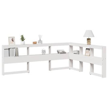 vidaXL Boekenkast Hoofdeinde L-vormig 140 cm massief, Verzenden, Nieuw