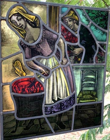 Glas-in-loodraam - 1930-1940