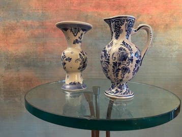 De Porceleyne Fles, Delft - Vase (2) - Faïence - Poterie de