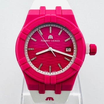 Maurice Lacroix - Aikon Tide - Vibrant Pink & White Quartz, Nieuw