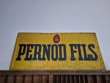 pernod - Pernod-reclameplaat - g.de andreis marseille -