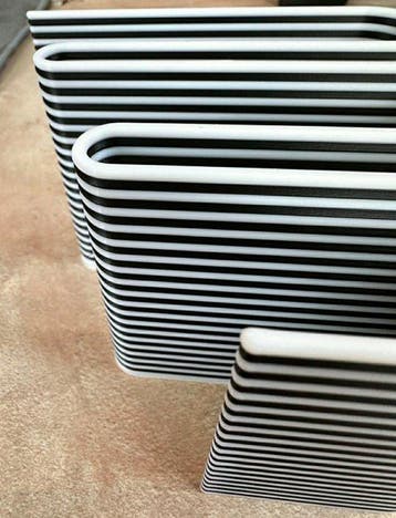 Tijdschriftenhouder - ABS - tweekleurig tijdschriftrek