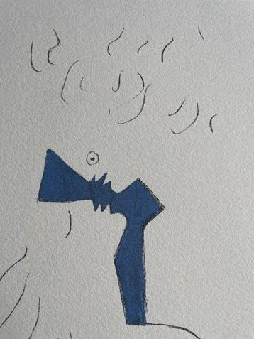 Jean Cocteau (1889-1963) - Sous le manteau de feu - Les