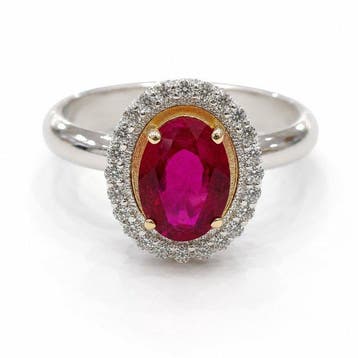 Sans prix de réserve - Bague - 18 carats Or jaune, Argent -
