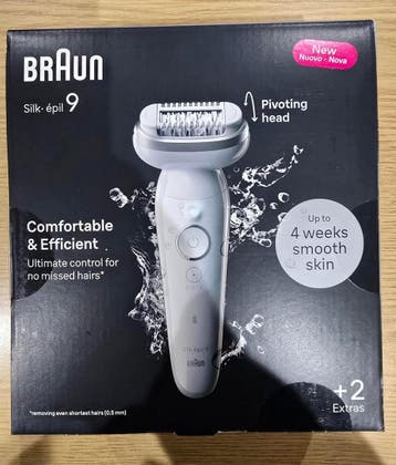 Braun Silk-epil 9 | Retour Deal | Gladde huid, min 34%, Verzenden, Zo goed als nieuw, Scheren en Epileren