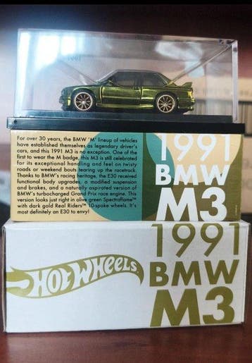 Hot Wheels 1:64 - Model sportwagen - 1991 BMW M3