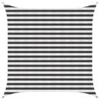 vidaXL Zonneschaduwzeil Antraciet en Wit 2,5 x 2,5 m HDPE, Verzenden, Nieuw